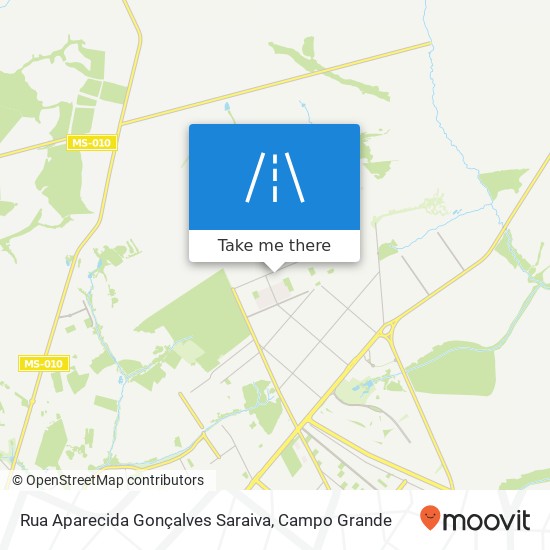 Rua Aparecida Gonçalves Saraiva map