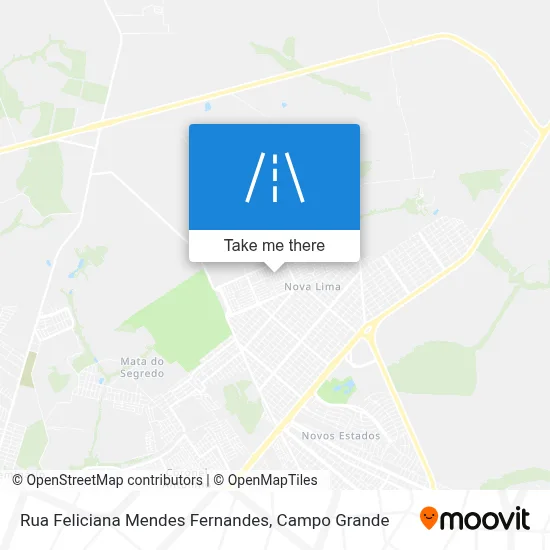 Rua Feliciana Mendes Fernandes map