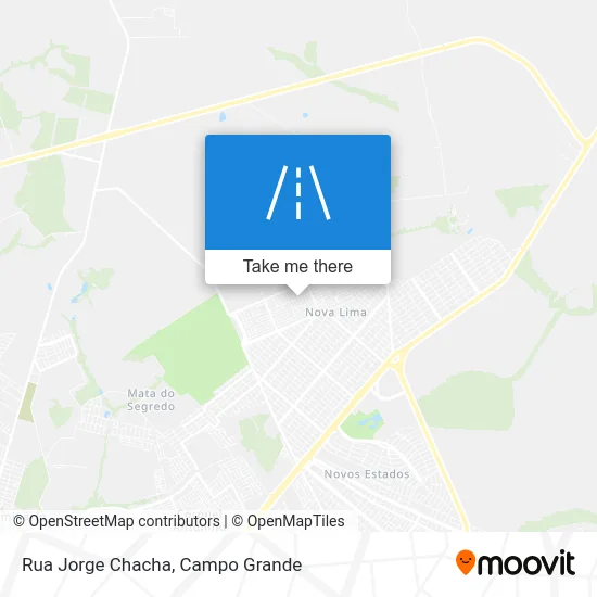Rua Jorge Chacha map