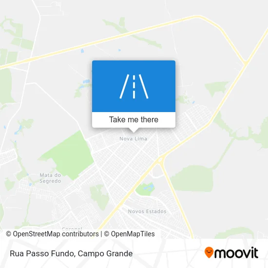 Rua Passo Fundo map