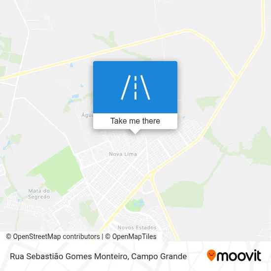 Rua Sebastião Gomes Monteiro map