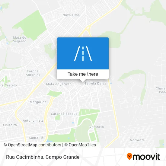 Rua Cacimbinha map