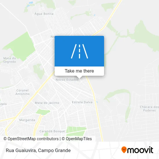 Rua Guaiuvira map
