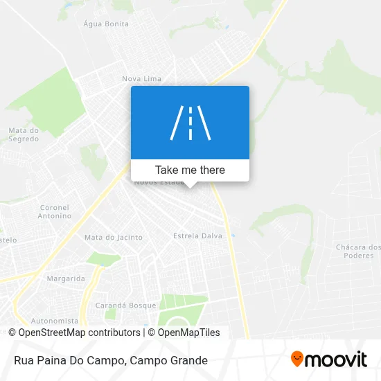 Rua Paina Do Campo map