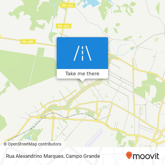 Mapa Rua Alexandrino Marques