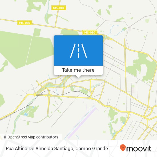 Mapa Rua Altino De Almeida Santiago