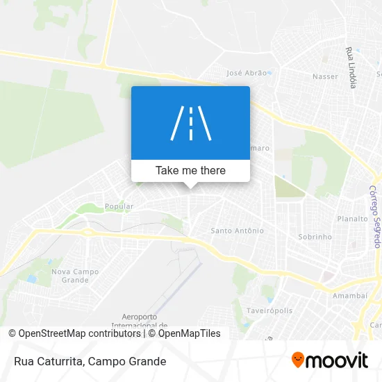 Rua Caturrita map