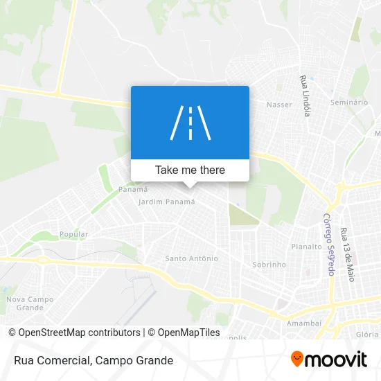 Rua Comercial map
