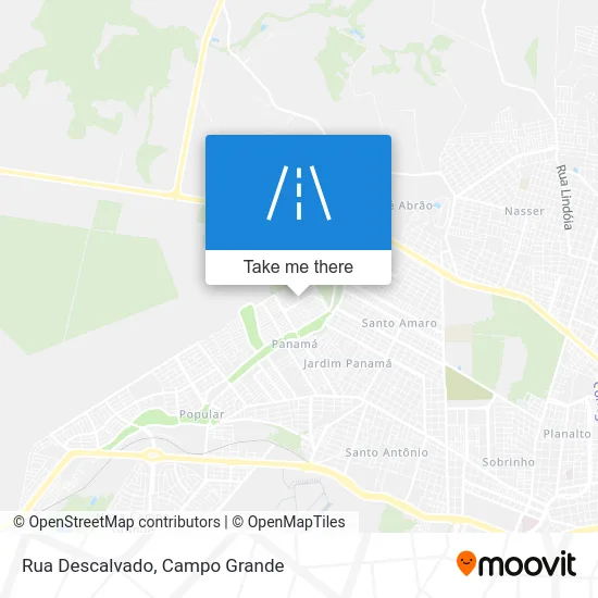 Rua Descalvado map
