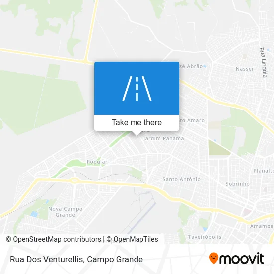 Rua Dos Venturellis map