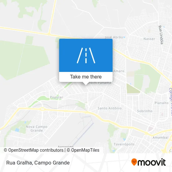 Rua Gralha map