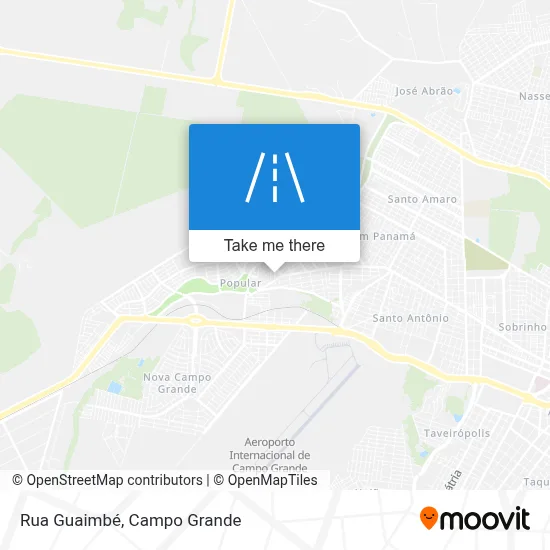 Rua Guaimbé map