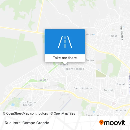 Rua Irara map