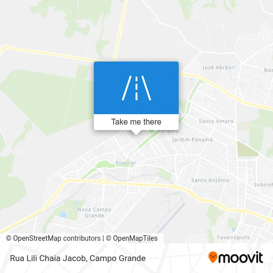 Rua Lili Chaia Jacob map