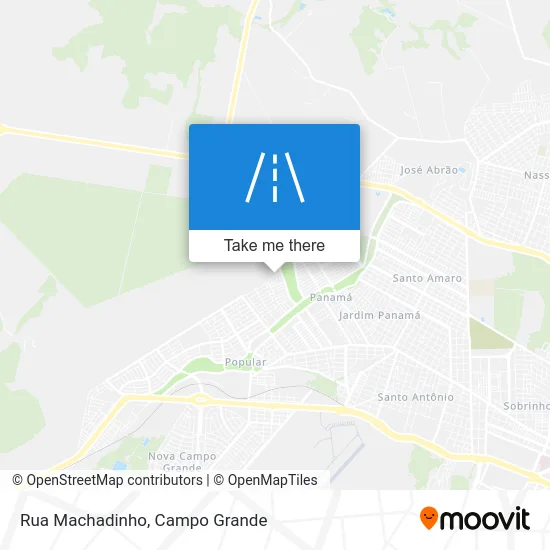Rua Machadinho map