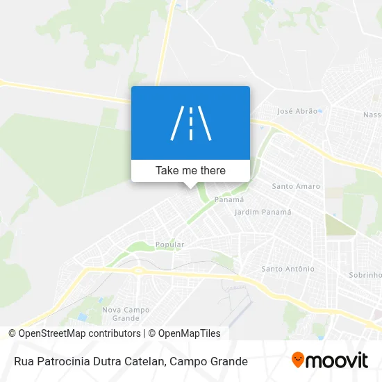 Rua Patrocinia Dutra Catelan map