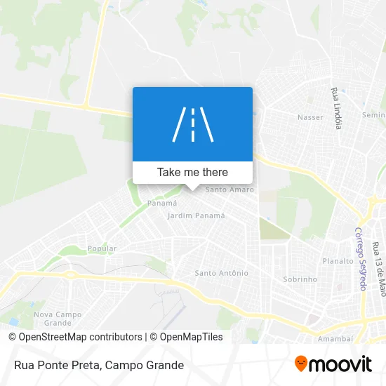 Rua Ponte Preta map