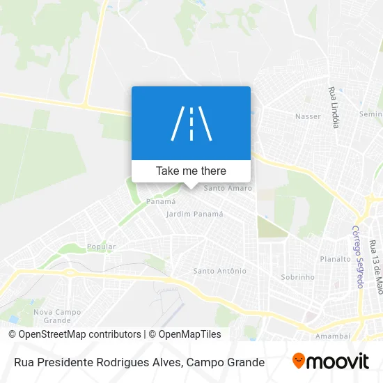 Rua Presidente Rodrigues Alves map