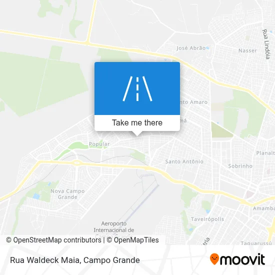 Rua Waldeck Maia map