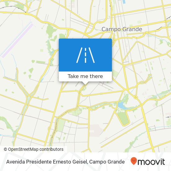 Avenida Presidente Ernesto Geisel map