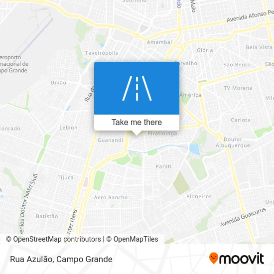 Rua Azulão map
