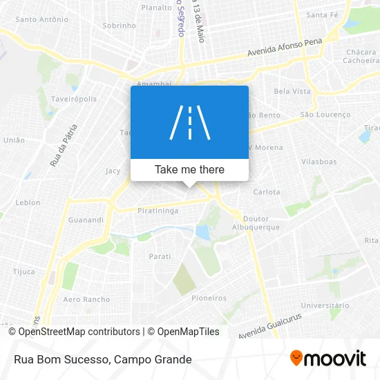Rua Bom Sucesso map