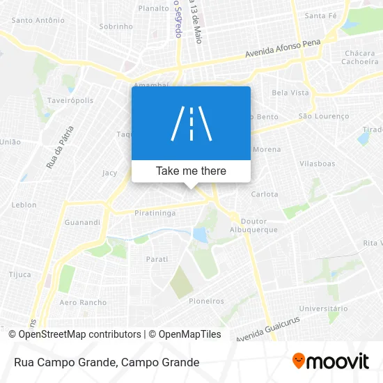 Rua Campo Grande map