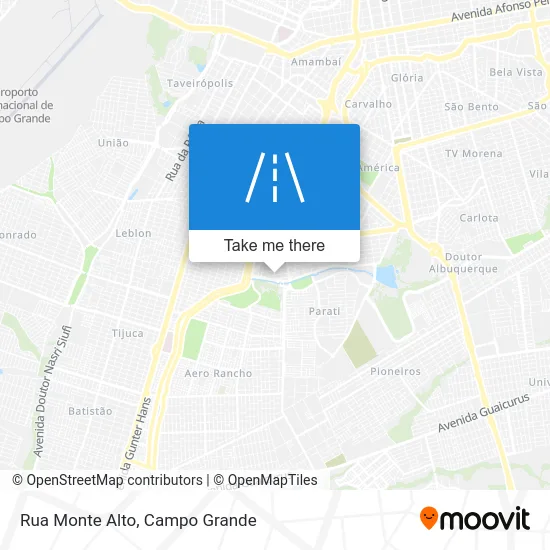 Rua Monte Alto map