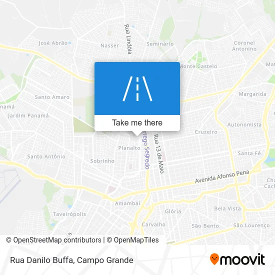 Rua Danilo Buffa map