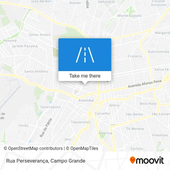 Rua Perseverança map