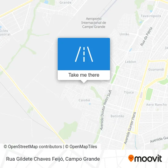 Rua Gildete Chaves Feijó map