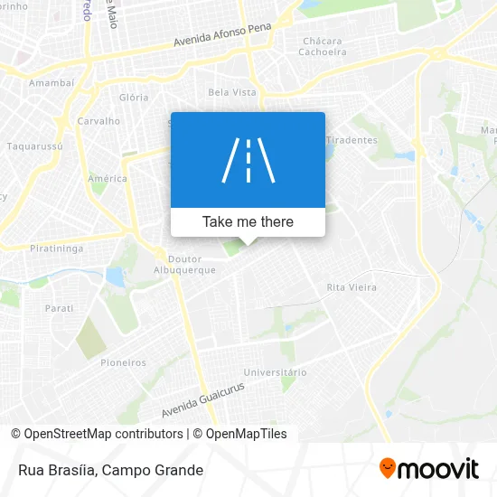 Rua Brasíia map