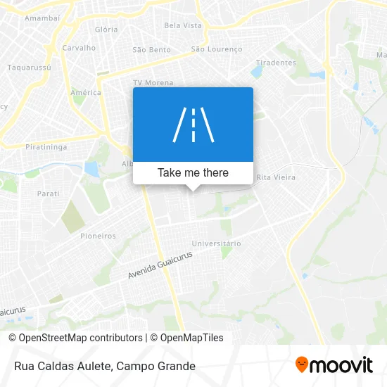 Rua Caldas Aulete map