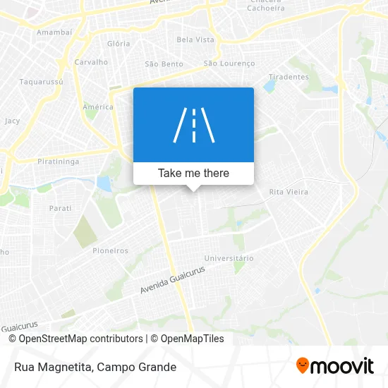 Rua Magnetita map