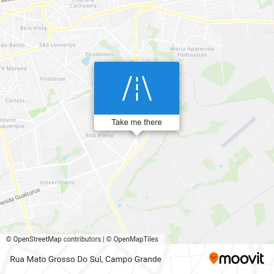 Rua Mato Grosso Do Sul map