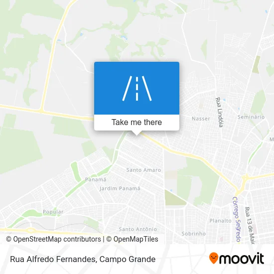 Rua Alfredo Fernandes map