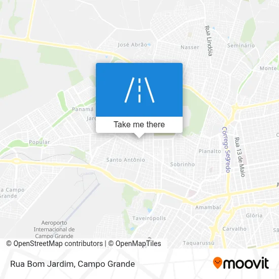 Rua Bom Jardim map