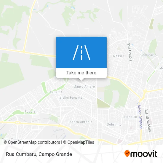 Rua Cumbaru map