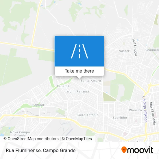 Rua Fluminense map