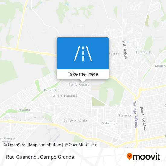 Rua Guanandi map