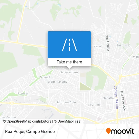 Rua Pequi map