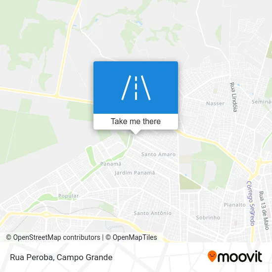 Rua Peroba map