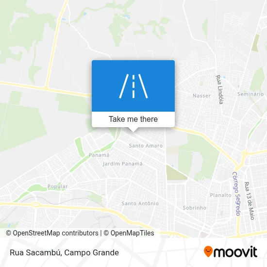 Rua Sacambú map