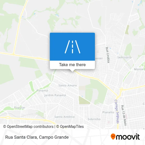 Rua Santa Clara map