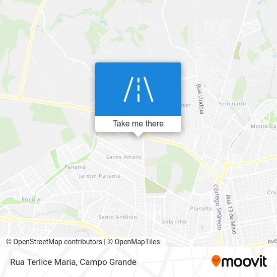 Rua Terlice Maria map