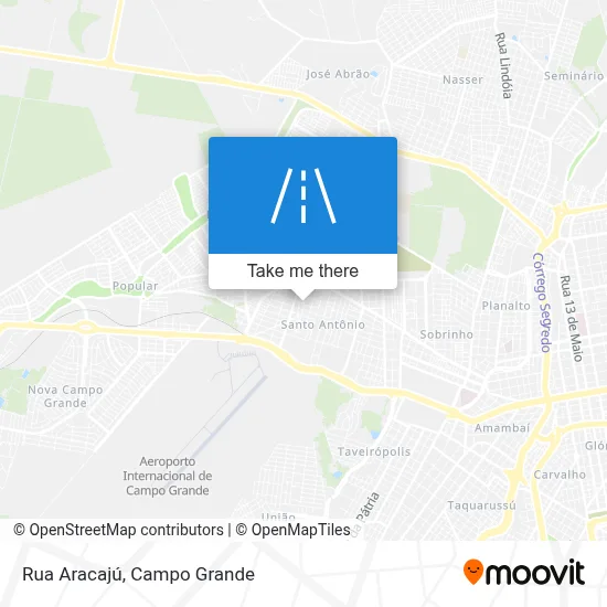 Rua Aracajú map
