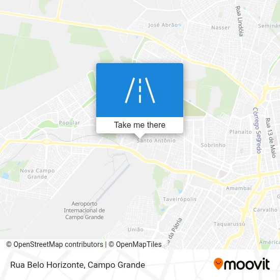 Rua Belo Horizonte map