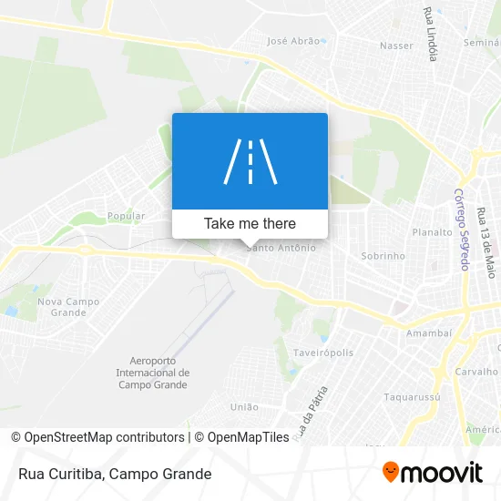Rua Curitiba map
