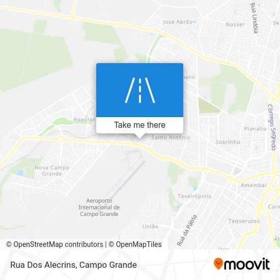 Rua Dos Alecrins map
