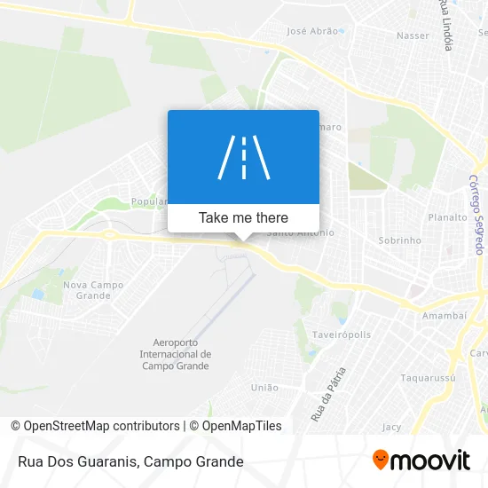 Rua Dos Guaranis map